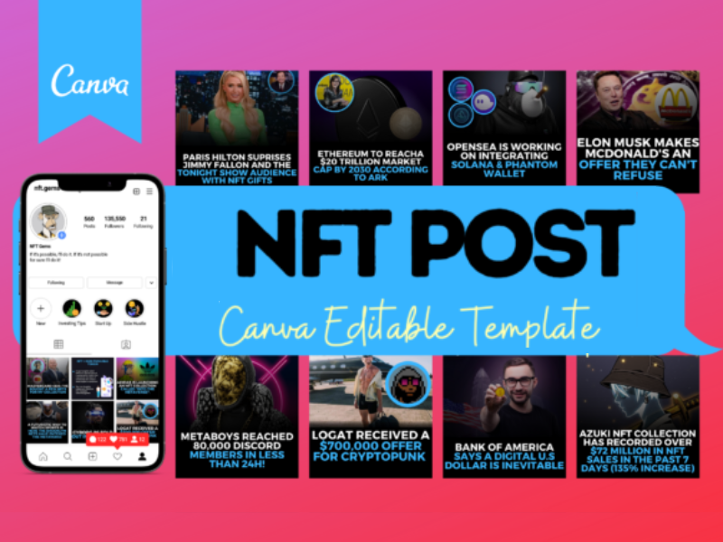 NFT Post Template Pack NFTs