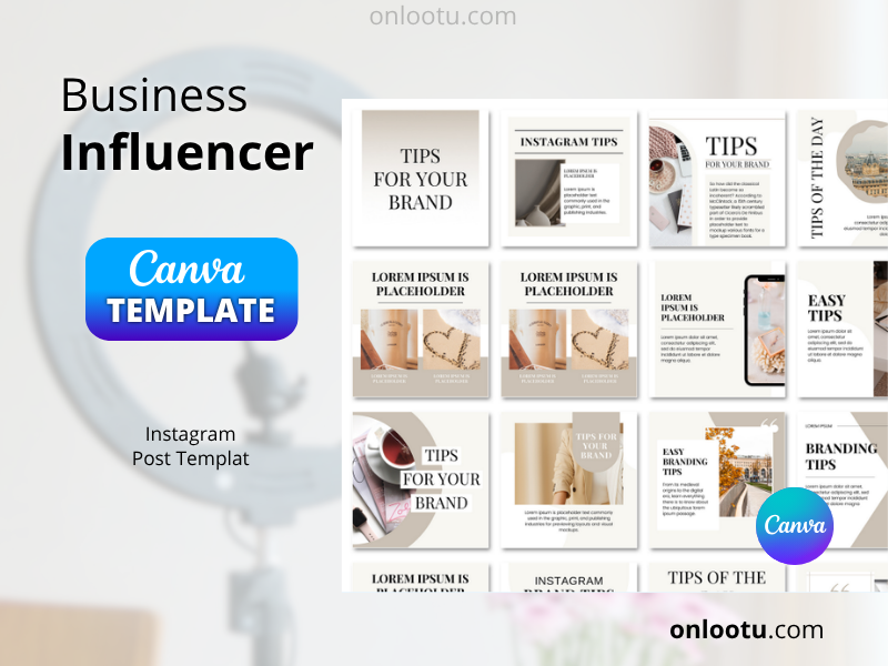 Business Influence Instagram Template Bundle