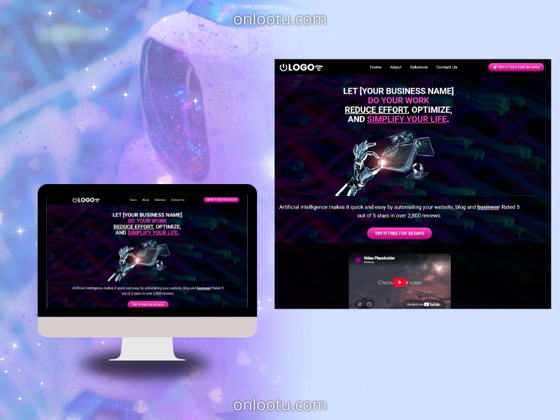 Tech. Technology Website Theme Elementor Template Wordpress